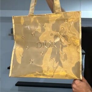 Dior ✨Shimmering Gold Star Tote GWP✨